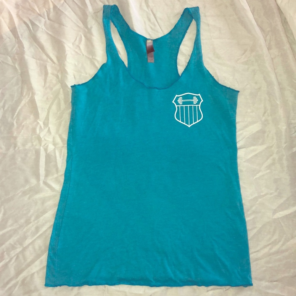 Doughnuts & Deadlifts racerback tank